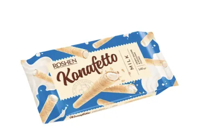 Immagine prodotto di Wafer Konafetto al gusto di latte Roshen 140g