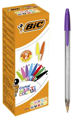 Obrázek produktu pro Długopisy Cristal Multi Colour mix 10 kolorów 20 sztuk