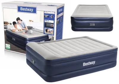 Obrázok produktu pre Bestway 67690, Dvojitý matrac, kráľovská veľkosť, Obdĺžnik, Vnútorný, Vstavaná vzduchová pumpa