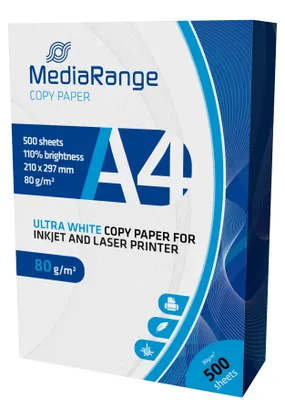 Immagine prodotto di MediaRange MRINK110 Drucker Papier MediaRange DIN A4 80g 500 Blatt Kopierpapier