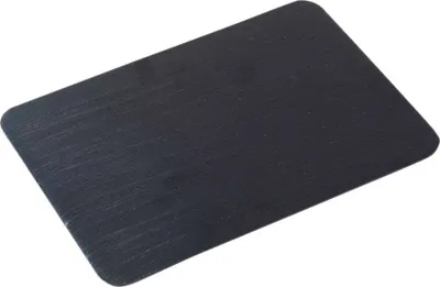 Produktbild von Kerzenteller Aluminium Schwarz 20x14cm Untersetzer Kerzenhalter Tischdekoration