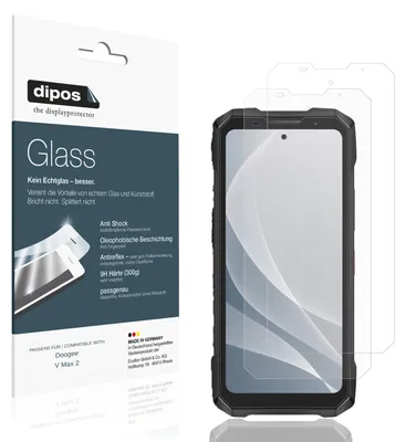 Immagine prodotto di 2x Pellicola Protettiva per Doogee V Max 2 Protezione opaco Vetro Flessibile 9H dipos