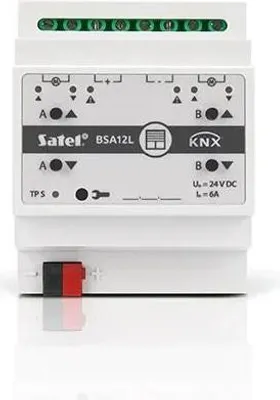 Produktbild von SATEL KNX 2-channel blind actuator 24V DC KNX-BSA12L