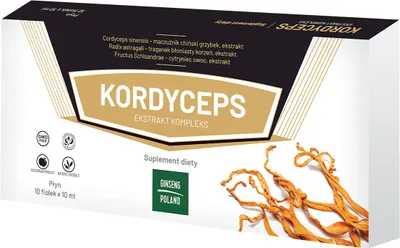 Obrázok produktu pre Cordyceps extrakt komplex 10 fatiiek x 10 ml GINSENG Posko