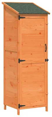 Zdjęcie produktu dla Shed ogrodowy brązowy 59,5 x 56 x 176,5 cm Drewno inżynieryjne