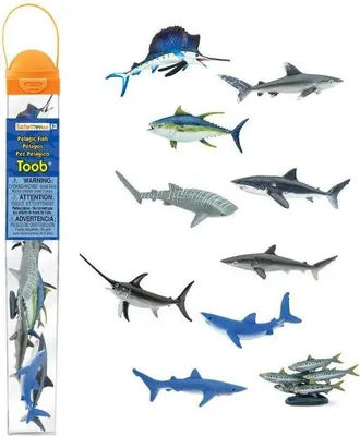 Obrázek produktu pro Safari Ltd 100265 Figurky v tubě pelagické ryby