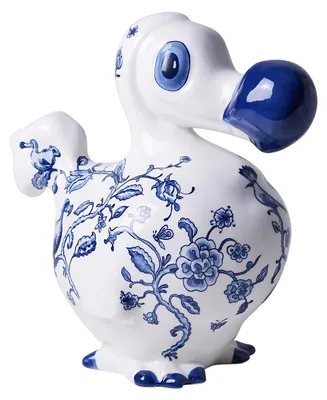 Image de Heinen Delfts Blauw – Décor Dodo, Collection Héritage, grand modèle