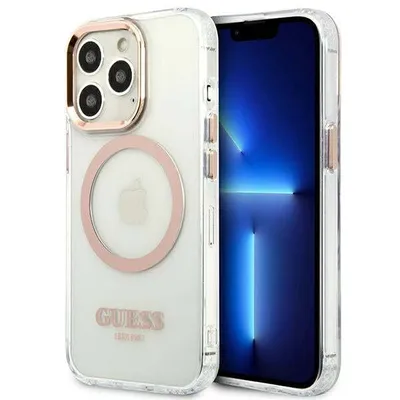 Image de Guess Guhmp13Lhtrmd Iphone 13 Pro / 13 6,1 Złoty/Gold Hard Case Metal Outline Magsafe