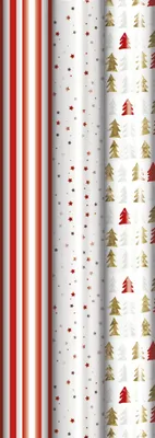 Produktbild von Clairefontaine 30x Geschenkpapierrollen 2x0,70m Weihnachten Santa Sort. 212875C