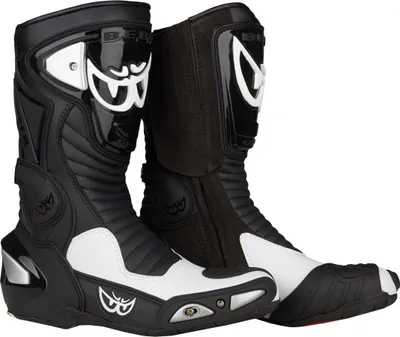 Produktbild von Berik Race-X Racing Motorradstiefel, schwarz/weiß, 47