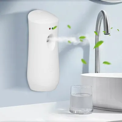 Imagen del producto de Dispensador automático de ambientador en spray, de 300 ml, con temporizador, para uso doméstico y de oficina