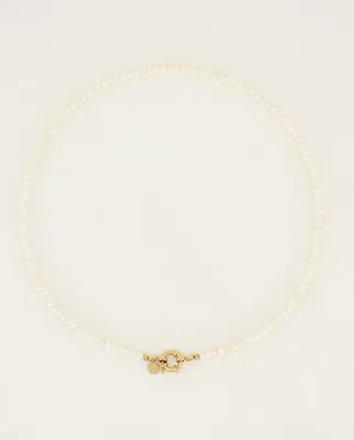 Image de Mes bijoux : Collier de perles avec fermoir, or S