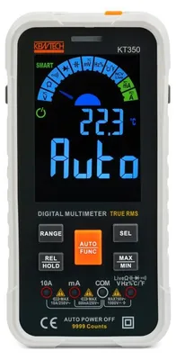 Image de Multimètre numérique KT350 TRMS automatique 1000V - TURBOTRONIC - 20010114