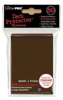 Produktbild von Ultra Pro Deck Protector Sleeves Brown (50 St.)