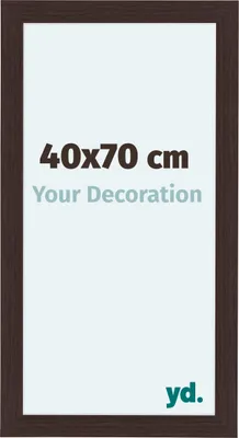 Produktbild von Bilderrahmen, 40x70 cm, Eiche Dunkel, MDF, Como