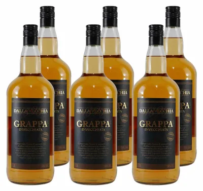 Produktbild von Dalla Vecchia Grappa Invecchiata (6 x 1,5L)