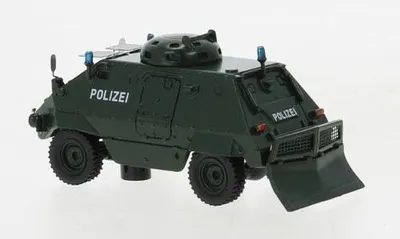 Produktbild von BoS-Models BOS87833 - 1/87 Thyssen UR-416 mit Räumschaufel, dunkelgrün, Polizei