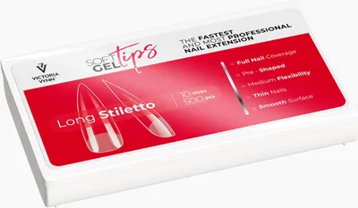 Obrázek produktu pro Tipy na nehty Long Stiletto 500 pcs