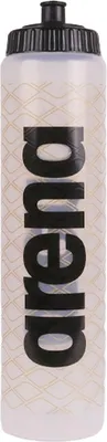 Produktbild von Arena Team Slim Water 1000Ml (1L) Trinkflasche - Transparent / Schwarz / Gold | Größe: UNI