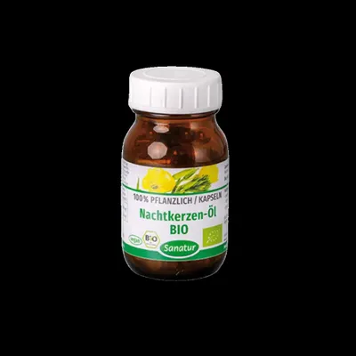Immagine prodotto di Olio di enotera Sanatur | 60 capsule | spremuto a freddo | biologico | vegano
