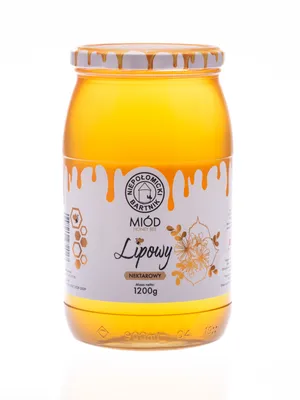Produktbild von Lindenhonig 1200g Roh und Frisch Nektar Honig Großes Glas Bienenhonig aus der Imkerei