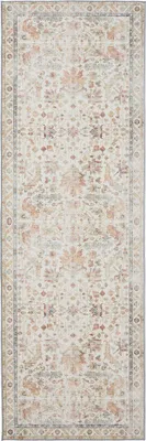 Produktbild von benuta Waschbarer Vintage Teppich Läufer George Multicolor/Beige 80x240 cm Wohnzimmerteppich Schlafzimmer weich orientalisch