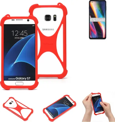 Produktbild von K-S-Trade Handy-Hülle kompatibel mit Motorola Moto G 5G Plus Schutz-Hülle Bumper Silikon Schutz Hülle Cover Case Silikoncase Silikonbumper TPU