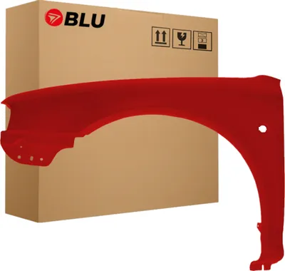 Produktbild von BLU Kotflügel Passend für Skoda Octavia I 1 ( 1U2,1U5 ) 8151 Links Rot CorridaRot | 1997-2010 | Vorderseite Vorne | Lackiert | Einbaufertig