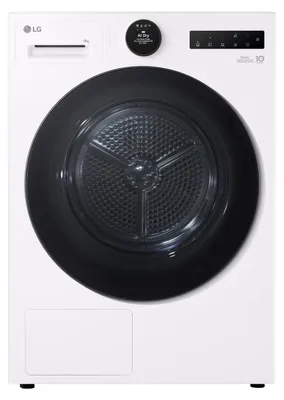 Obrázek produktu pro LG RHX7009TWB, Stojací, Přední plnění, Tepelné čerpadlo, Bílá, Dotyk, Otočné, Černá