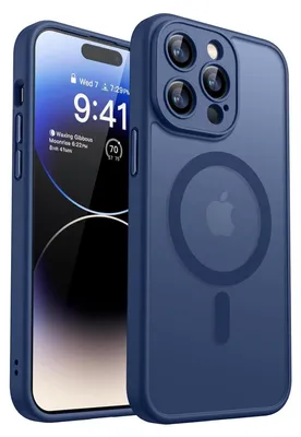 Produktbild von Conie Zoya Magsafe Schutzhülle für Apple iPhone 11 Hybrid Hard Silikon Case Magnet Cover Hülle mit Kamera Schutz in Blau