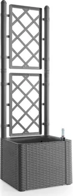 Immagine prodotto di Stefanplast Natural Deluxe Fioriera con griglia rampicante, grigio pietra