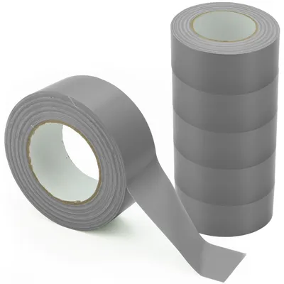 Produktbild von 6 x Gewebeklebeband Silber 5 cm x 50 Meter Typ 7600