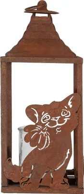 Produktbild von Clayre & Eef Laterne 15x15x37 cm Braun Metall