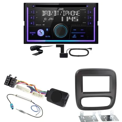 Produktbild von JVC KW-DB95BT Bluetooth Digitalradio USB CD Einbauset für Opel Vivaro B