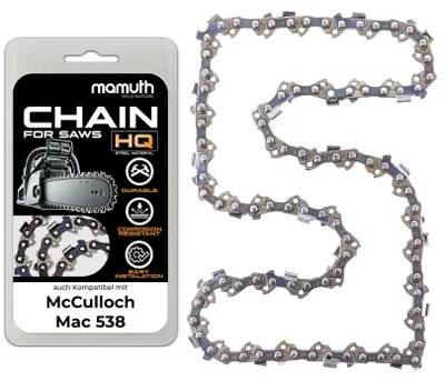 Obrázek produktu pro Řetěz na pilu, délka 30 cm, tloušťka 1,3 mm, rozteč 3/8", typ 45 TG, pro pilu McCulloch Mac 538