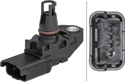 Produktbild von Sensor Ansauglufttemperatur 4-polig HELLA für u.a. CITROËN C4