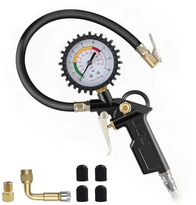 Produktbild von Famanu Digitaler Reifenluftdruckmesser bis 220 psi und 15 bar