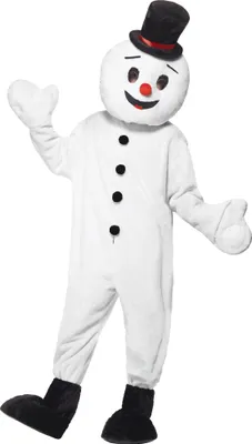 Produktbild von Schneemann Weihnachtskostüm für Mottoparty