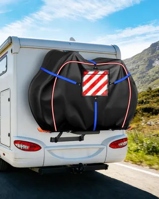 Obrázok produktu pre Plachta na bicykle 2 bicykle, vodotesná, čierna, vonkajšia