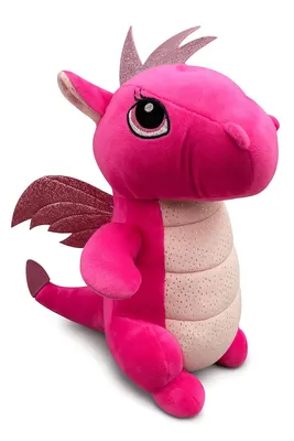 Produktbild von Plüschtier Drache 34 cm Rosa – Weiches Stofftier, Kuscheltier für Kinder