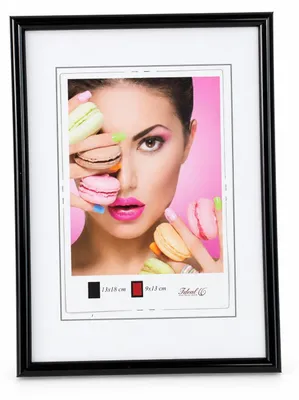 Produktbild von 2er 3er 5er Pack Photo Style Set Bilderrahmen Wanddeko Collage Poster Kunststoff Rahmen - Farbe: Schwarz | Format: 13x18 | Pack: 5