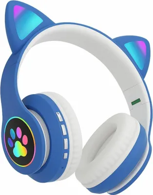 Image de Casque sans fil LED bleu pour enfants KP39256