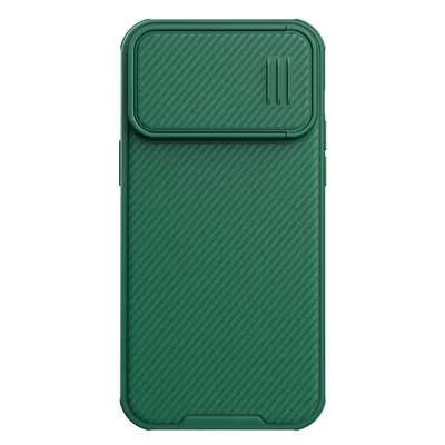 Zdjęcie produktu dla Nillkin CamShield S Case etui iPhone 14 Pro Max pancerny pokrowiec osłona na aparat zielone