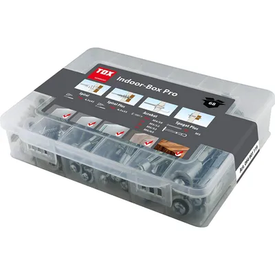 Produktbild von Hohlraumdübel - Sortiment Indoor Box Pro 68 tlg.