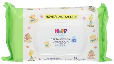 Immagine prodotto di Hipp Carta Igienica Umidificata 1X50 Pezzi