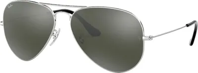 Zdjęcie produktu dla Ray-Ban Aviator Mirror, Dorosły, Męski, Aviator, Aviator, Oprawki pełne, Srebrny