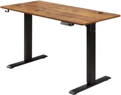 Obrázok produktu pre Stôl - výškovo nastaviteľný - elektrický - 140 x 70 cm - výška 0,72-1,1 m - nastaviteľná pamäť - nosnosť 82 kg