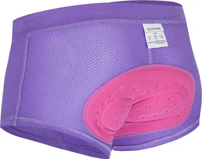 Produktbild von Frauen Radfahren Unterwaesche 3D Gel gepolstert atmungsaktive Mesh MTB Bike Riding Biking Unterwaesche Shorts (L)