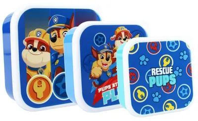 Produktbild von Vadobag Snackbox 3 tlg. Brotboxen Paw Patrol Fresh Bites