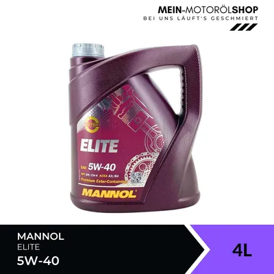 Produktbild von Mannol Mannol Elite 5W-40 4 Liter Kanne Reifen